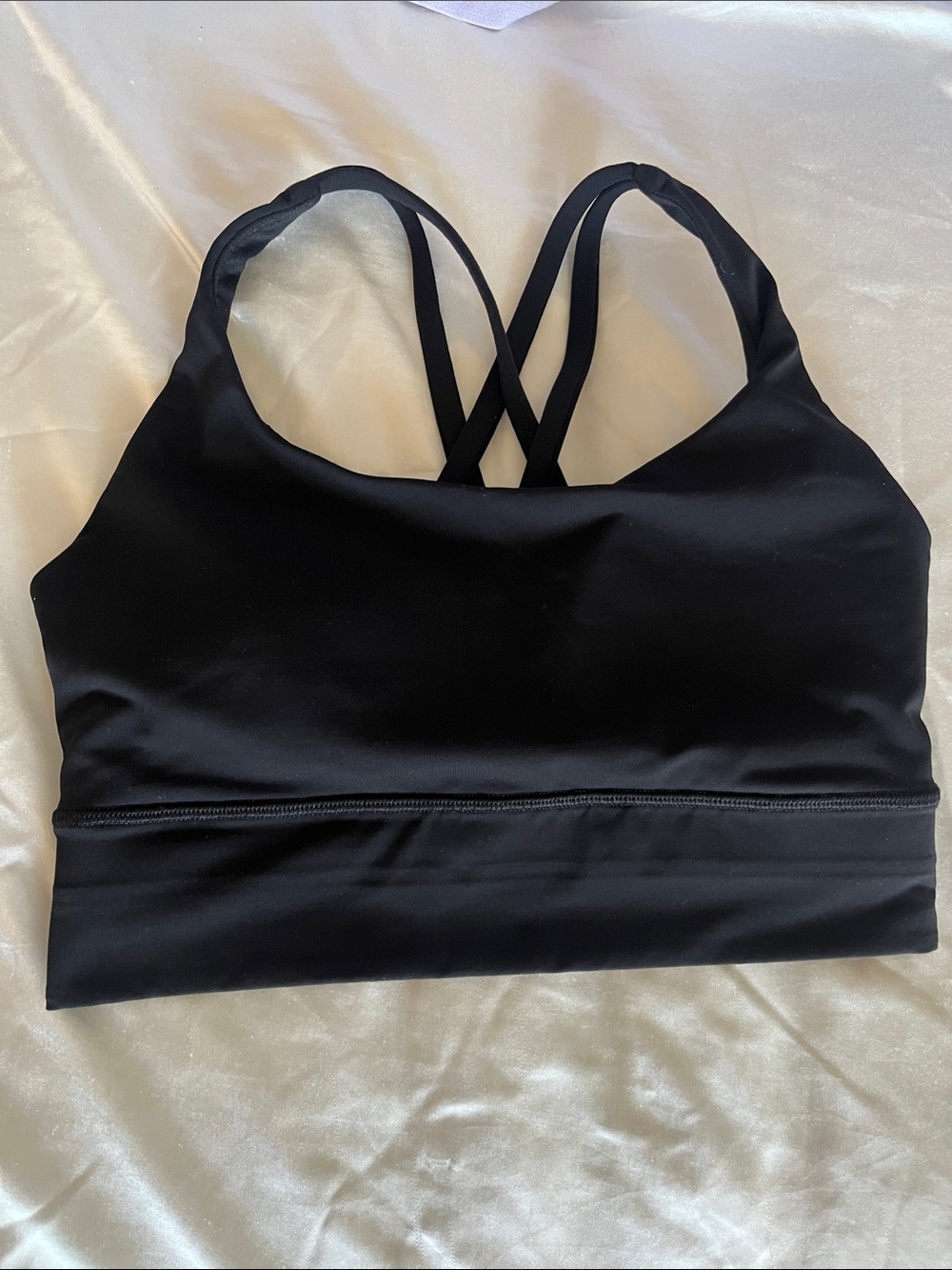 lululemon athletica Black Strappy Cross-Back Sports Bra